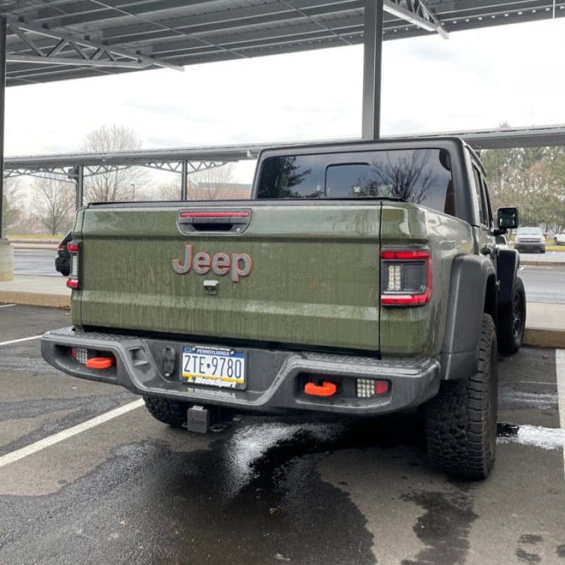 Oracle Rear Bumper LED Reverse Lights for Jeep Gladiator JT w/ Plug & Play Harness - 6000K - DTX Performance