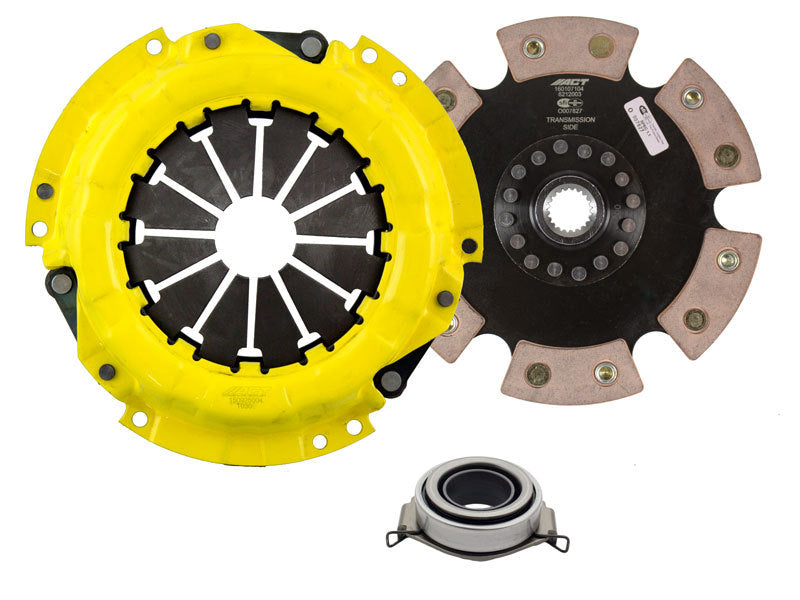 ACT 2000 Toyota Echo HD/Race Rigid 6 Pad Clutch Kit - DTX Performance