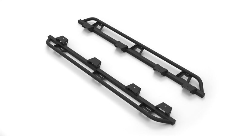 N-Fab Trail Slider Steps 2020 Jeep Wrangler Gladiator JT 4 Door All Beds - SRW - Textured Black - DTX Performance