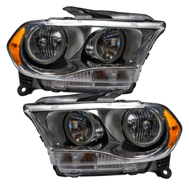 Oracle 11-13 Dodge Durango SMD HL Halogen - Chrome - ColorSHIFT - DTX Performance