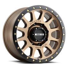 Load image into Gallery viewer, Method MR305 NV HD 18x9 +18mm Offset 8x170 130.81mm CB Method Bronze/Black Street Loc Wheel - DTX Performance