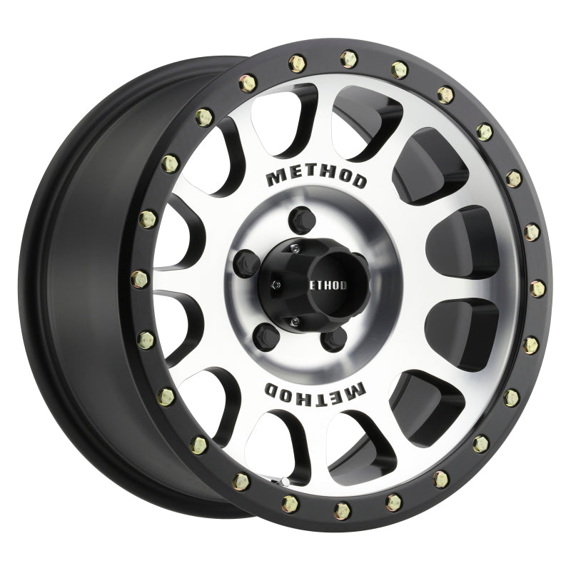 Method MR305 NV 17x8.5 0mm Offset 5x5 94mm CB Machined/Black Street Loc Wheel - DTX Performance