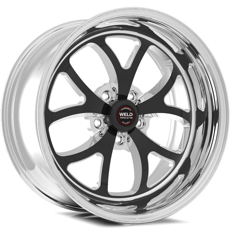 Weld S76 20x8 / 5x120mm BP / 5.9in. BS Black Wheel (Medium Pad) - Non-Beadlock - DTX Performance