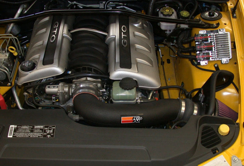 K&N 06 Pontiac GTO V8-6.0L Aircharger Performance Intake - DTX Performance