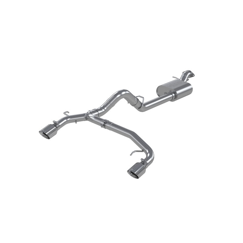 MBRP 21-22 Ford Bronco 2.3/2.7L EcoBoost 2/4-Dr 3in Catback Dual Split Rear Exit Aluminized Steel - DTX Performance