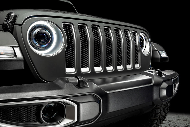 Oracle Oculus Bi-LED Projector Headlights for Jeep JL/Gladiator JT - Matte Black - 5500K - DTX Performance