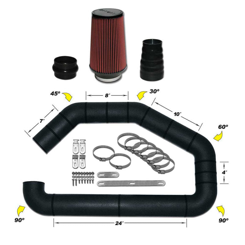 Airaid U-Build-It - Universal 4in Master Kit I w/700-470 (9in) Filter - DTX Performance