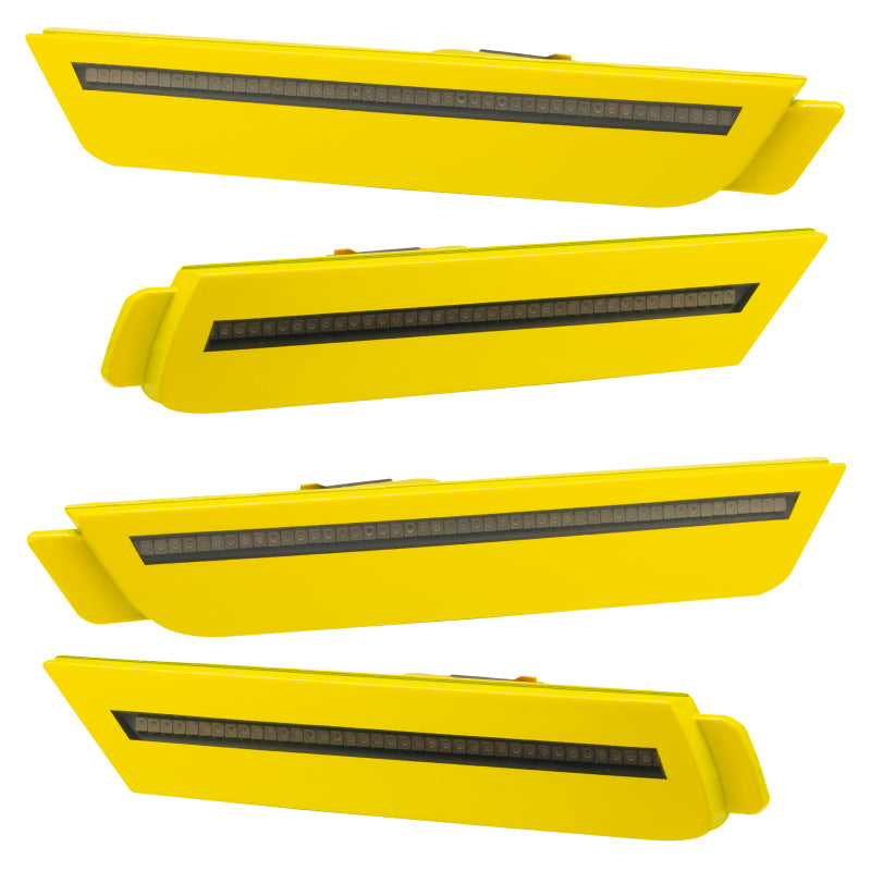 Oracle 10-15 Chevrolet Camaro Concept Sidemarker Set - Tinted - Lemon Peel Yellow (G7D) - DTX Performance