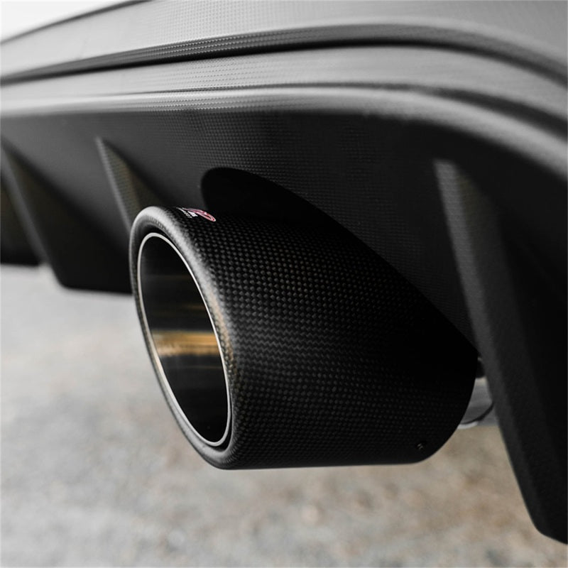 MBRP Universal Carbon Fiber Tip 4in OD / 2.5in Inlet / 7.7in L - DTX Performance