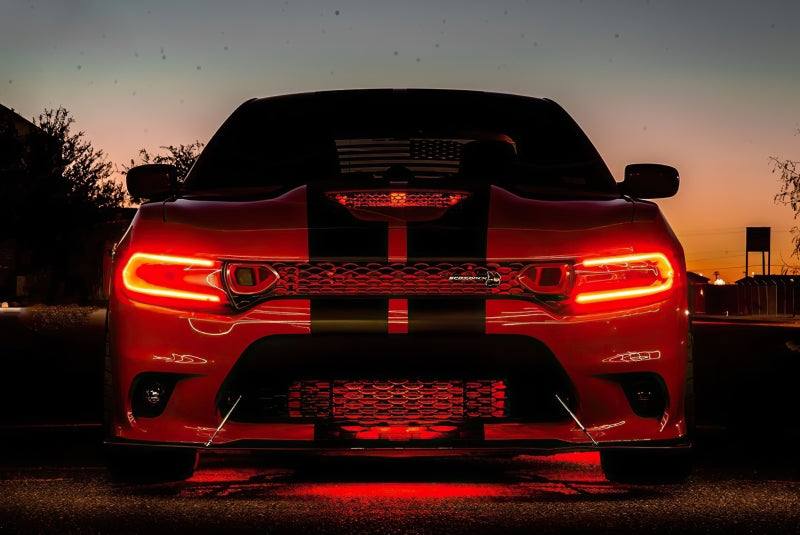 Oracle 15-21 Dodge Charger RGB+W DRL Headlight DRL Upgrade Kit - ColorSHIFT 2 - DTX Performance