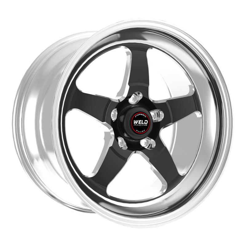 Weld S71 18x11 / 5x4.75 BP / 6.1in. BS Black Wheel (High Pad) - Non-Beadlock - DTX Performance