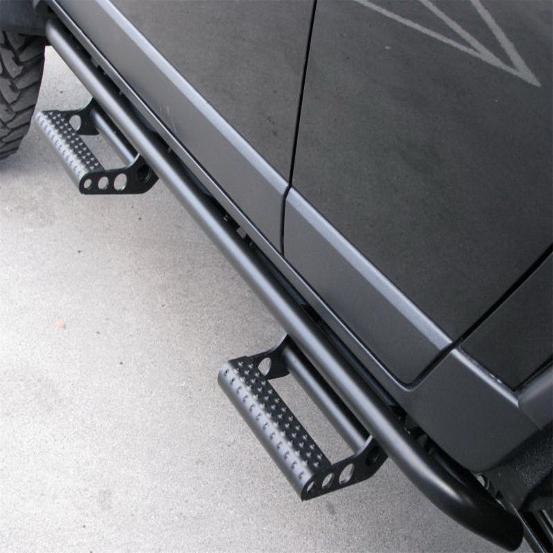 N-Fab RKR Step System 14-17 Chevy-GMC 1500 Crew Cab - Tex. Black - 1.75in - DTX Performance