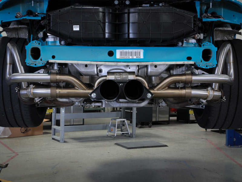 afe 14-16 Porsche 911 GT3 991.1 H6 3.8L MACH Force-Xp 304 SS Cat-Back Exhaust System w/ Brushed Tips - DTX Performance