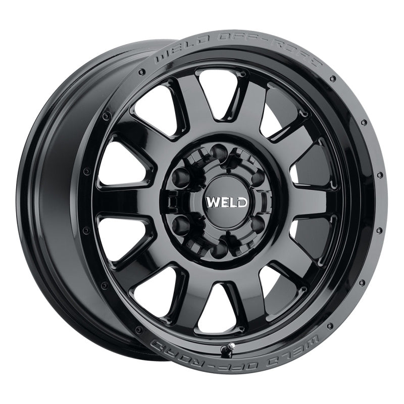 Weld Off-Road W168 18X9 Stealth 5X114.3 5X127 ET-12 BS4.50 Gloss Black 78.1 - DTX Performance