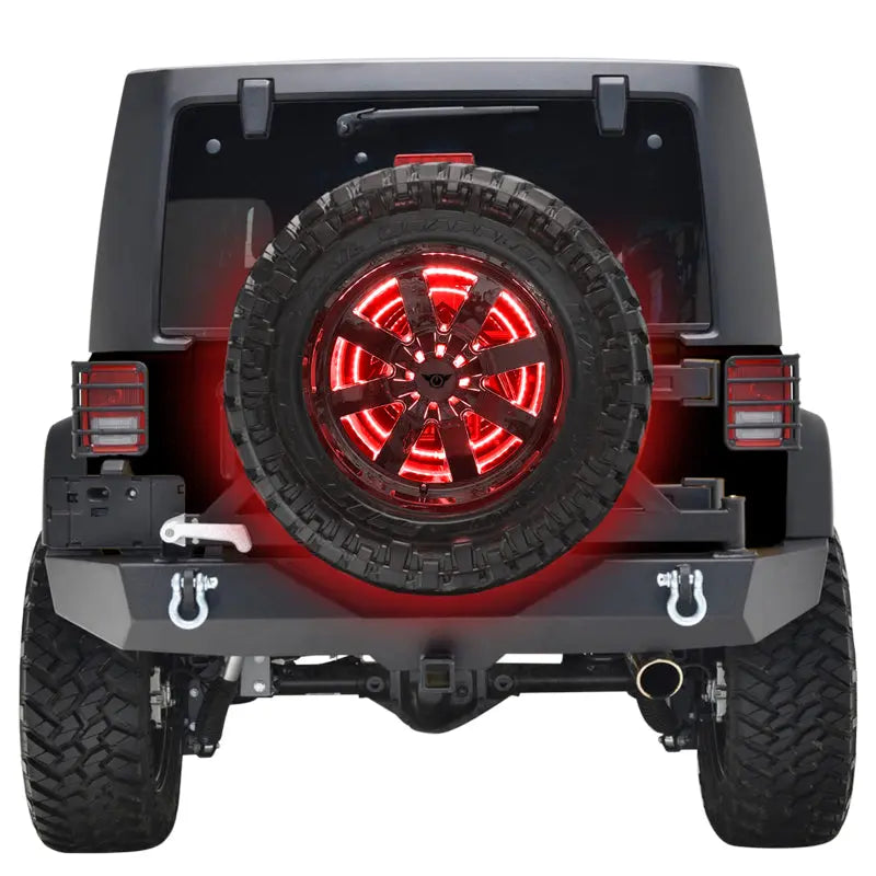 Oracle LED Illuminated Wheel Ring 3rd Brake Light - Red - DTX Performance