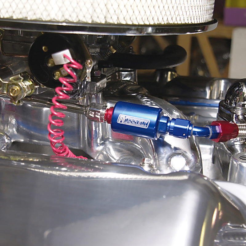 Edelbrock Fuel Line Braided Stainless for BBC ( Use w/ 8134 ) - DTX Performance