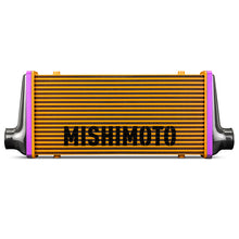 Load image into Gallery viewer, Mishimoto Universal Carbon Fiber Intercooler - Matte Tanks - 600mm Gold Core - S-Flow - DG V-Band - DTX Performance