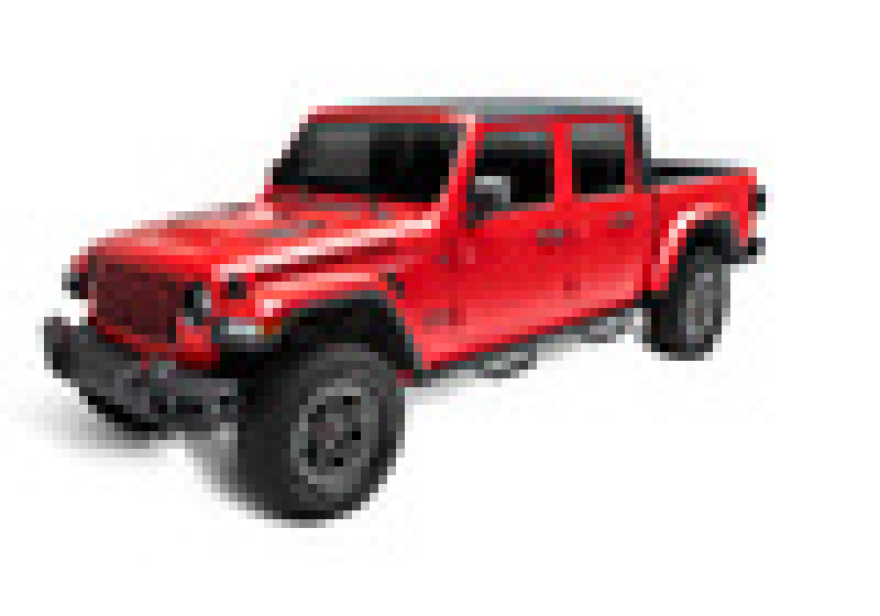 N-Fab Nerf Step 2019 Jeep Wrangler JT 4DR Truck Full Length - Tex. Black - 3in - DTX Performance