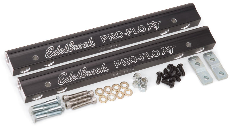 Edelbrock EFI Fuel Rail Kit SBC Pro-Flo XT for Use On 7137 Intake - DTX Performance