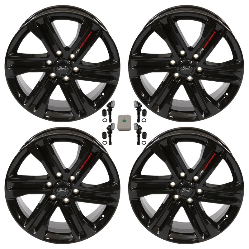 Ford Racing 15-22 F-150 20x8.5 Gloss Black Wheel Kit - DTX Performance