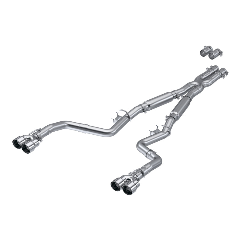 MBRP 17-Up Dodge Challenger 5.7L/6.2L/6.4L Aluminized Catback Exhaust - DTX Performance