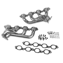 Load image into Gallery viewer, BBK 14-18 GM Truck 5.3/6.2 1 3/4in Shorty Tuned Length Headers - Polished Silver Ceramic - DTX Performance