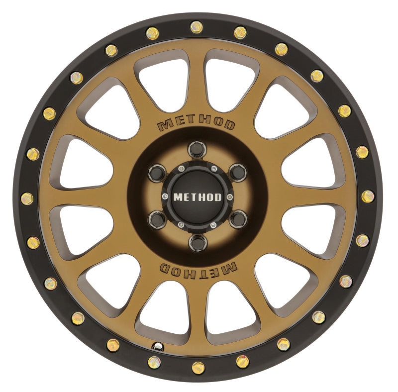 Method MR305 NV 18x9 +18mm Offset 6x135 94mm CB Method Bronze/Black Street Loc Wheel - DTX Performance