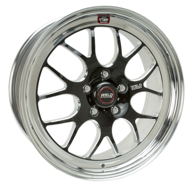 Weld S77 18x10 / 5x4.75 BP / 7.2in. BS Black Wheel (Medium Pad) - Non-Beadlock - DTX Performance