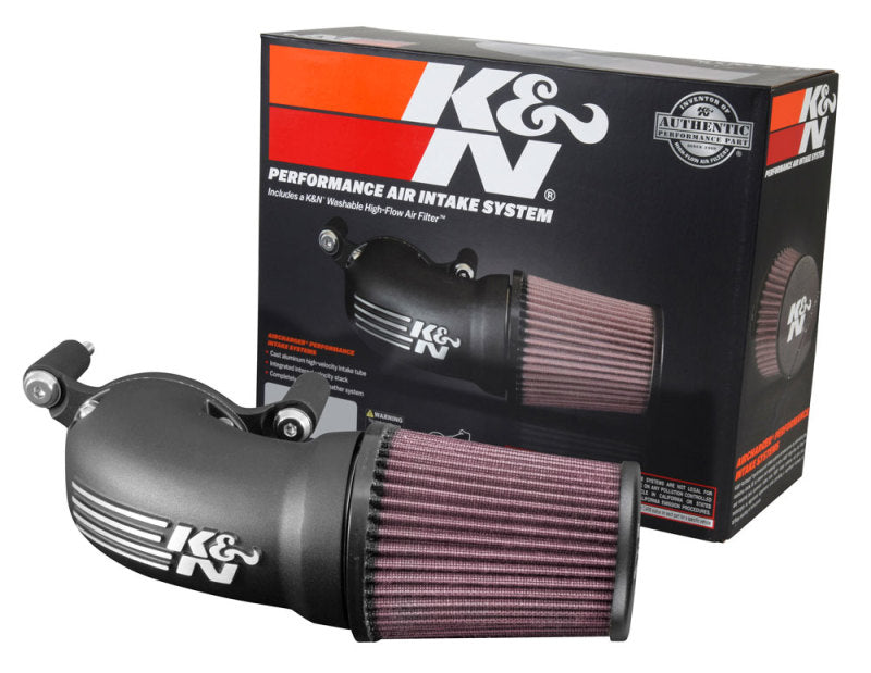 K&N 01-17 Harley Davidson Softail / Dyna FI Performance Air Intake System - DTX Performance