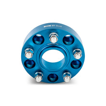 Load image into Gallery viewer, Mishimoto Borne Off-Road Wheel Spacers - 5x127 - 71.6 - 30mm - M14 - Blue - DTX Performance