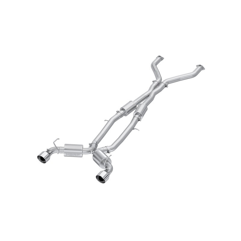 MBRP 23-24 Nissan Z 3.0L Armor Pro T304 Stainless Steel 3in Cat-Back Dual Rear Exit w/ 5in OD Tips - DTX Performance