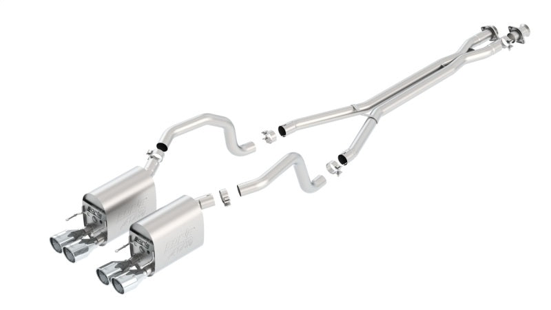 Borla 09-11 Chevrolet Corvette 6.2L V8 Aggressive ATAK Catback Exhaust - DTX Performance