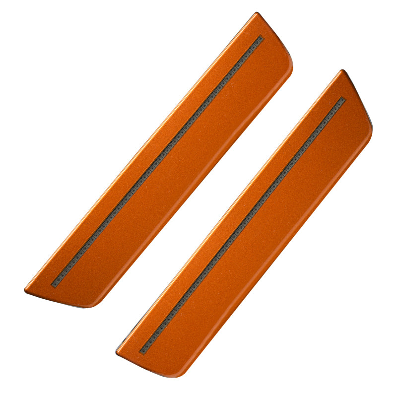 Oracle 11-14 Dodge Charger Concept Sidemarker Set (Rear Only) - Tinted - Toxic Orange (PVG-QVGS) - DTX Performance