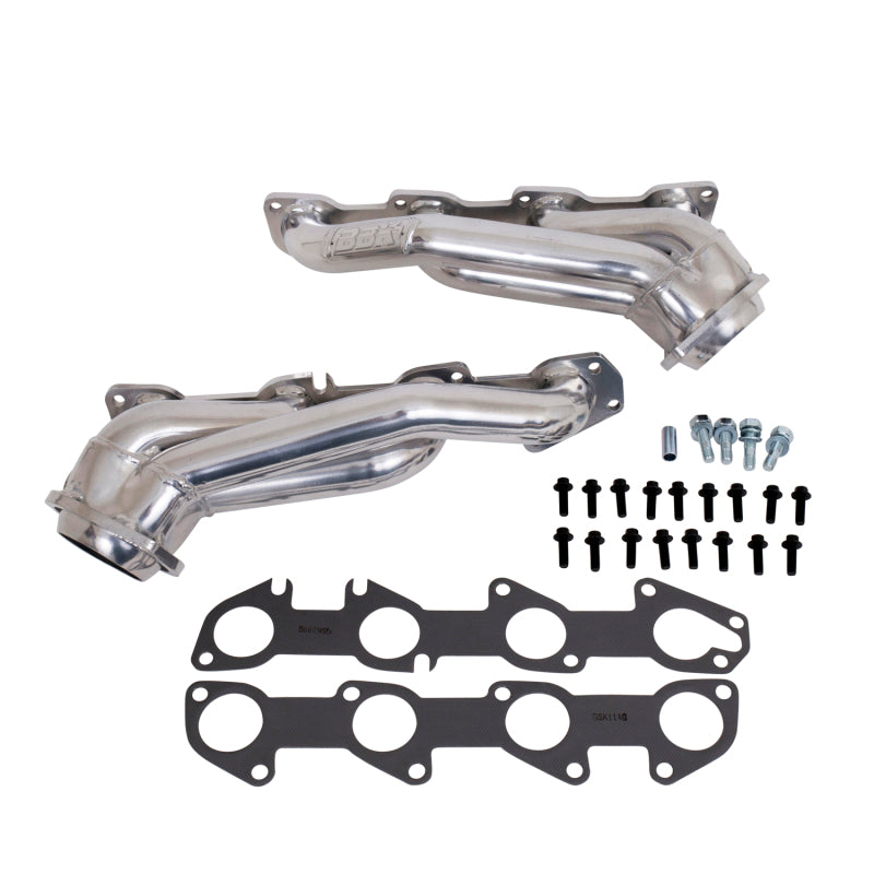 BBK 05-15 Dodge Challenger Charger 5.7 Hemi Shorty Tuned Length Exhaust Headers 1-3/4 Silver Ceramic - DTX Performance