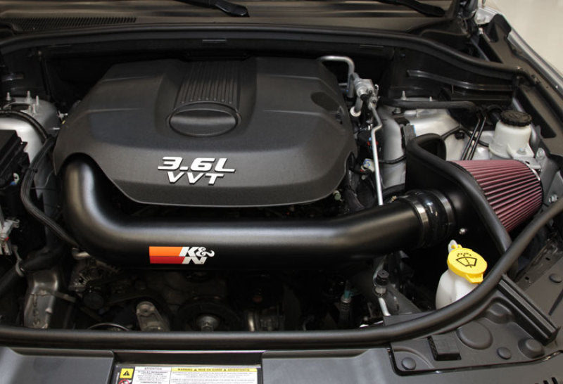 K&N High Flow Performance Intake Kit 11 Jeep Grand Cherokee 3.6L V6 / 11 Dodge Durango 3.6L V6 - DTX Performance