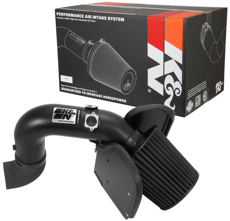 K&N 07-09 Dodge Ram Pickup 2500/3500 6.7L DSL Black Performance Intake Kit - DTX Performance