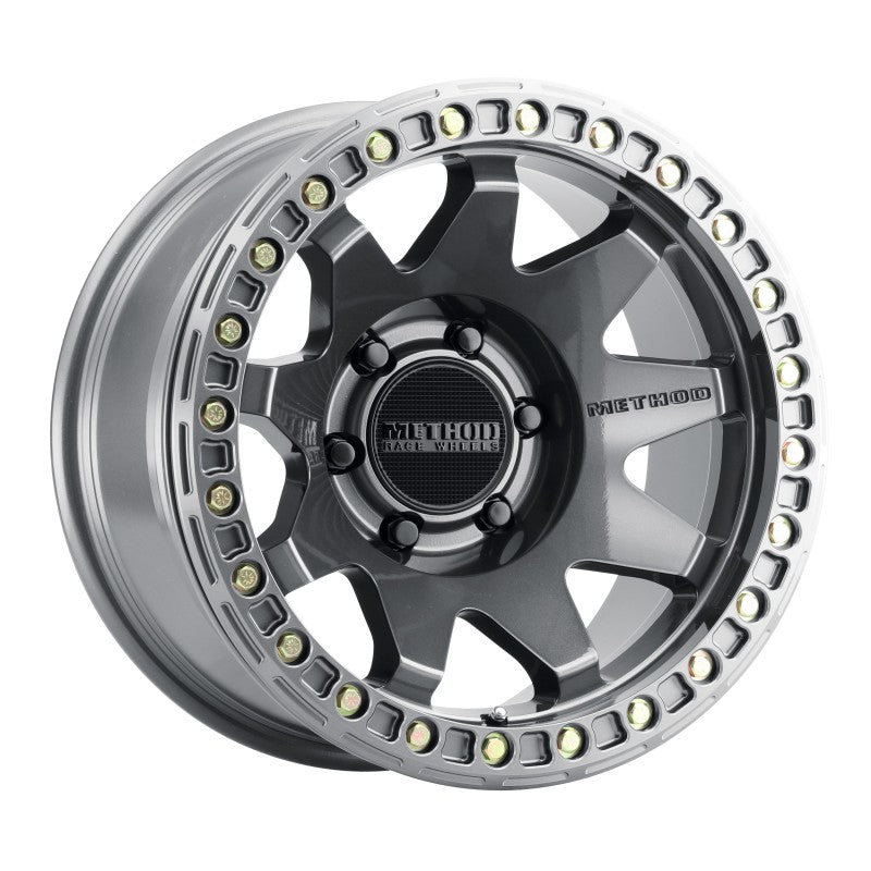 Method MR108 17x9 -44mm Offset 6x5.5 106.25mm CB Gloss Titanium w/BH-H24125-38 Wheel - DTX Performance