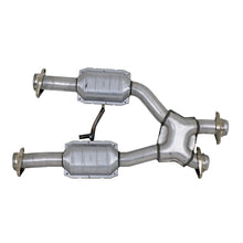 Load image into Gallery viewer, BBK 79-93 Mustang 5.0 Short Mid X Pipe With Catalytic Converters 2-1/2 For BBK Long Tube Headers - DTX Performance