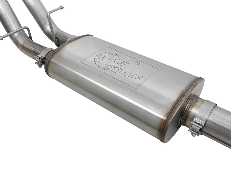 aFe Vulcan Series 4-3in 304SS Exhaust Cat-Back w/ Pol Tips 2019 GM Silverado/Sierra 1500 V8-6.2L - DTX Performance