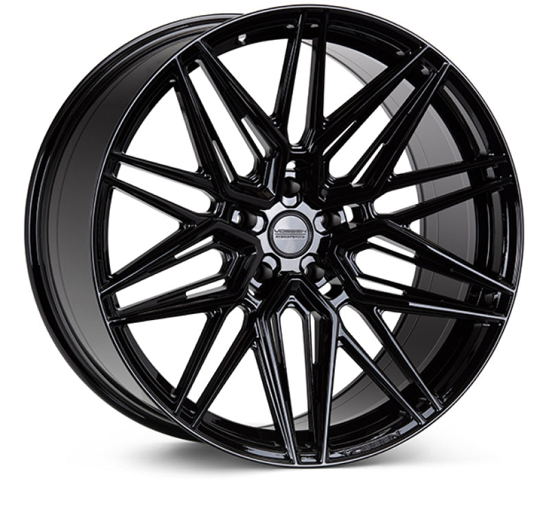 Vossen HF-7 20x9 / 5x120 / ET35 / Flat Face / 72.56 - Gloss Black Wheel - DTX Performance