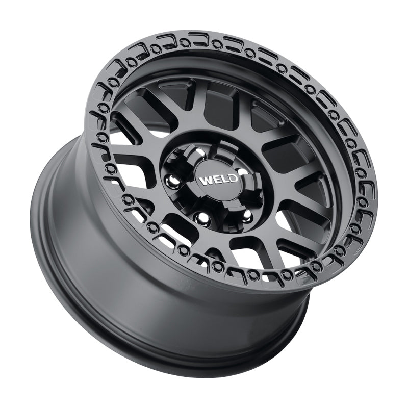 Weld Off-Road W104 17X10 Cinch 6X135 6X139.7 ET-25 BS4.50 Satin Black / Gloss Black 106.1 - DTX Performance