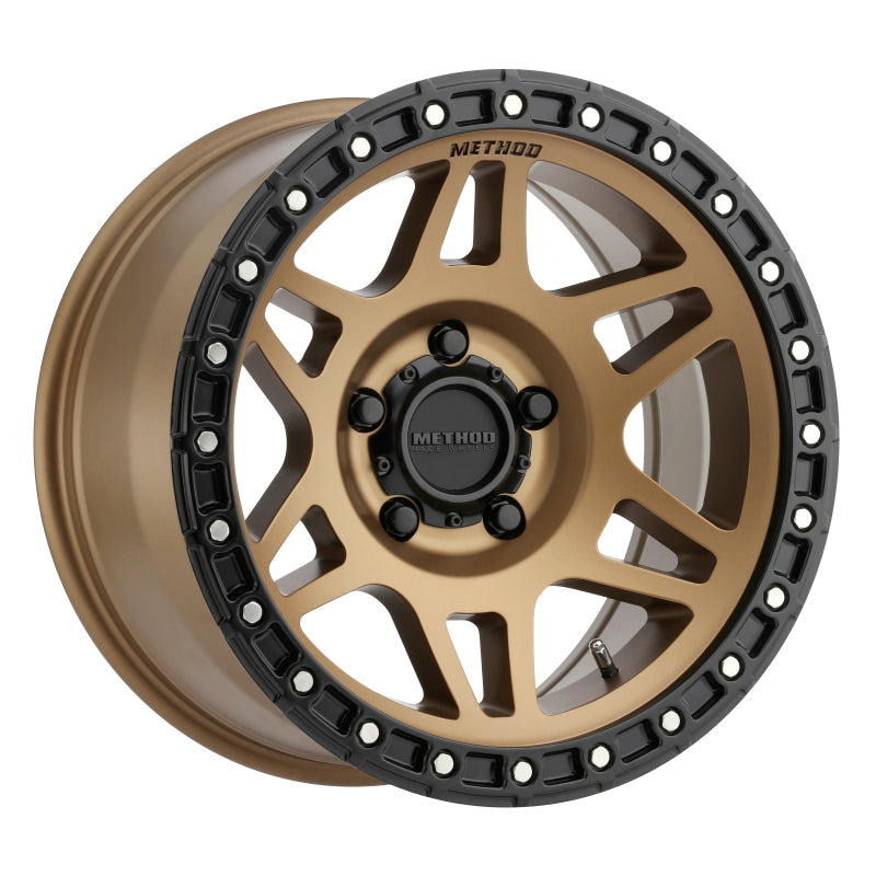 Method MR312 17x8.5 0mm Offset 5x5 71.5mm CB Method Bronze/Black Street Loc Wheel - DTX Performance