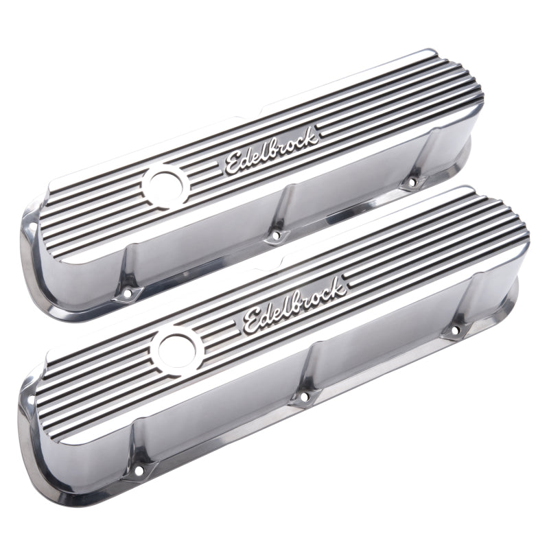 Edelbrock Valve Cover Elite II Series Ford 289-302-351W CI V8 Tall Polished - DTX Performance