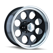 Load image into Gallery viewer, ION Type 171 17x9 / 6x139.7 BP / 0mm Offset / 106mm Hub Black/Machined Wheel - DTX Performance