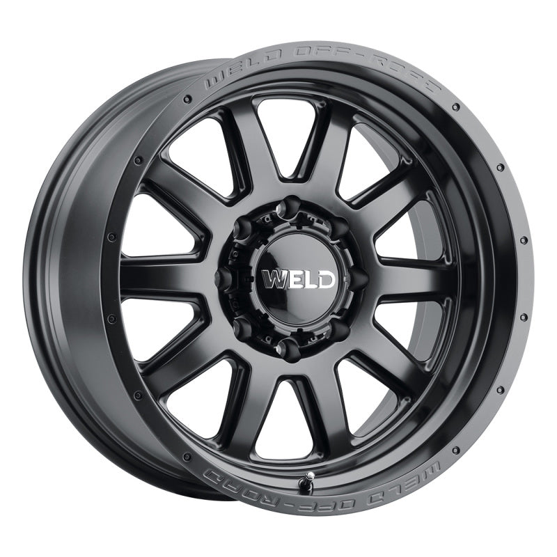 Weld Off-Road W101 20X10 Stealth 5X139.7 5X150 ET-18 BS4.75 Satin Black 110.2 - DTX Performance