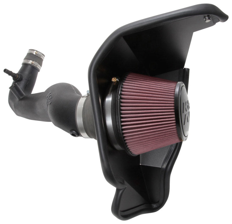 K&N 2018 Ford Mustang L4-2.3L F/I Aircharger Performance Intake - DTX Performance