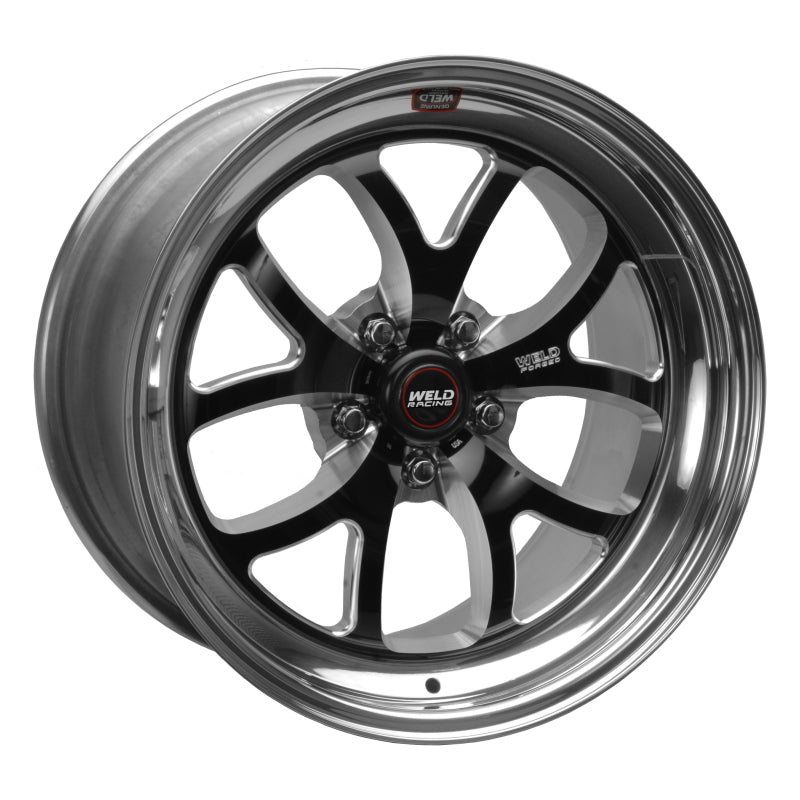 Weld S76 18x9 / 5x4.75 BP / 6.2in. BS Black Wheel (Low Pad) - Non-Beadlock - DTX Performance