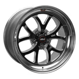 Weld S76 18x11.5 / 5x4.75 BP / 3.1in. BS Black Wheel (High Pad) - Non-Beadlock