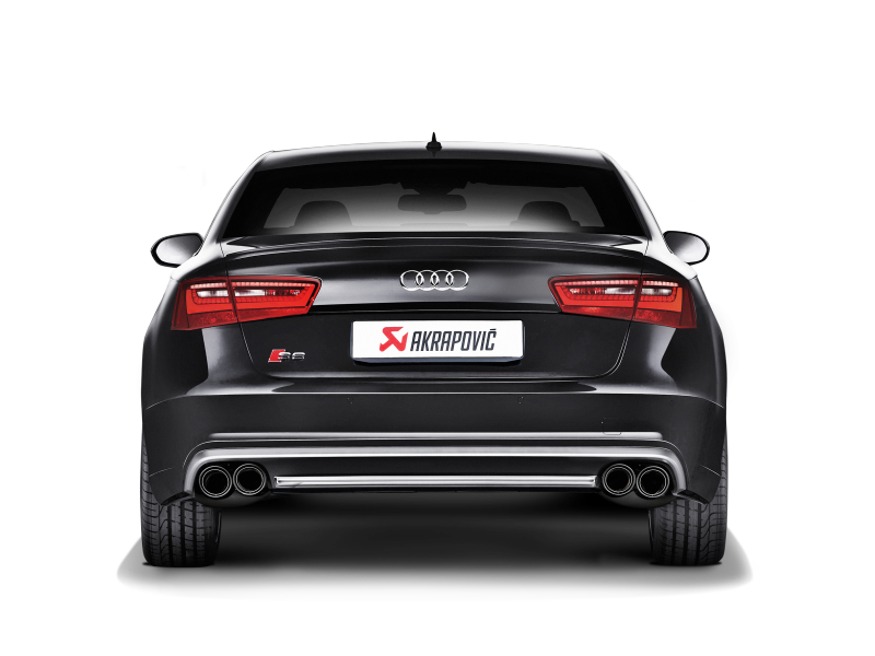 Akrapovic 13-17 Audi S6 Avant/Limousine (C7) Evolution Line Cat Back (Titanium) w/ Carbon Tips - DTX Performance