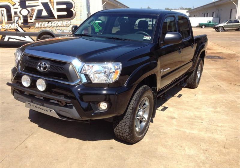 N-Fab Light Bar 12-15 Toyota Tacoma - Tex. Black - Light Tabs w/o License Plate Tabs - DTX Performance